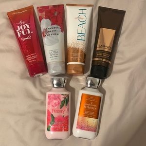bath & body works lotion bundle